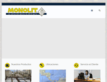 Tablet Screenshot of grupomonolit.com